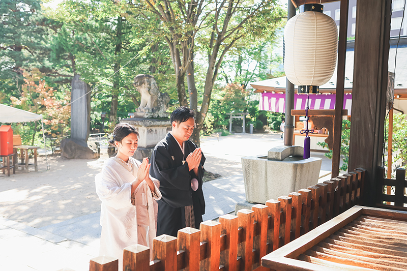 四柱神社　結婚式