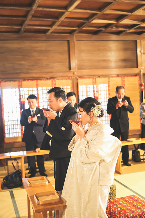 四柱神社神前結婚式