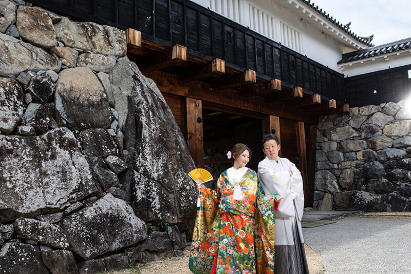 松本城結婚式前撮り