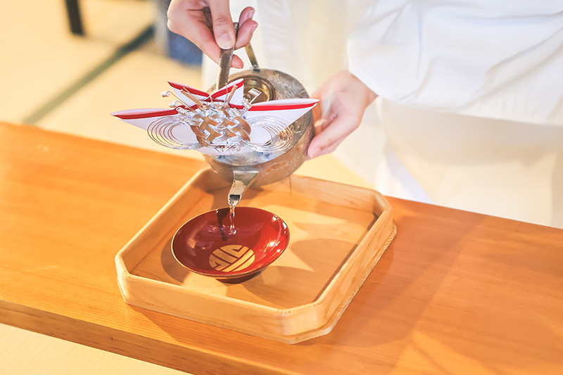 四柱神社神前式親族盃の儀