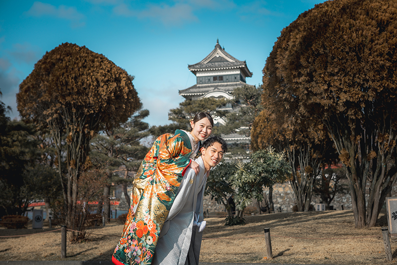 松本城フォトウェディング