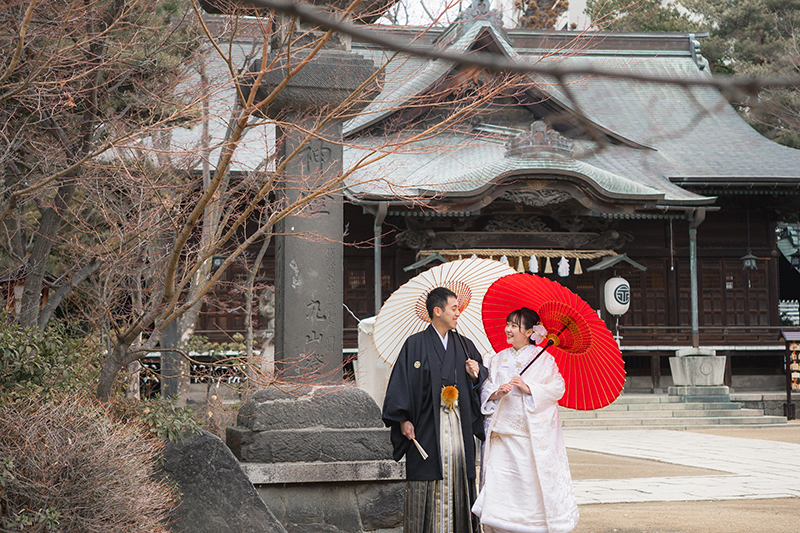 四柱神社フォトウェディング