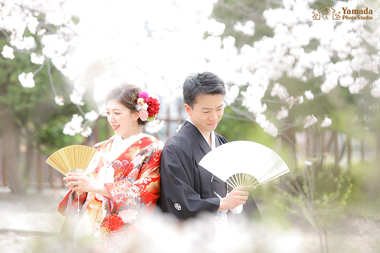 松本城結婚写真